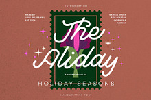 Aliday - Holiday Handwriting Type