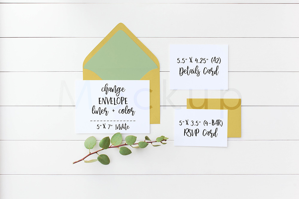 Wedding Suite Mockup - Manzanita S3, a Print Template by ILLONA GRAPHICS (Photo 3 of 7)