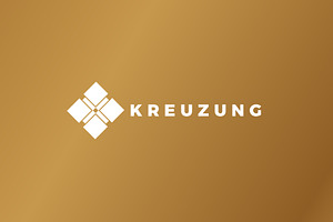 Crossroad kreuzung logo design, a Branding & Logo Template by MuzaInspires