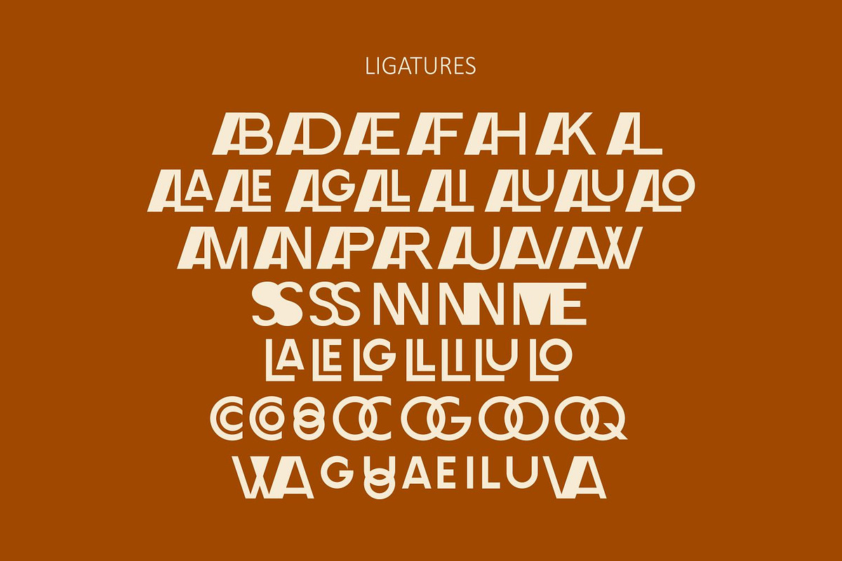 ALLTECO– Modern Retro Display Fonts, a Sans Serif Font by WhymoreArt (Photo 3 of 11)
