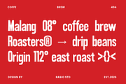 Quoin Condensed Typeface Font, a Sans Serif Font by Rasio Studio (Thumbnail 4 of 11)