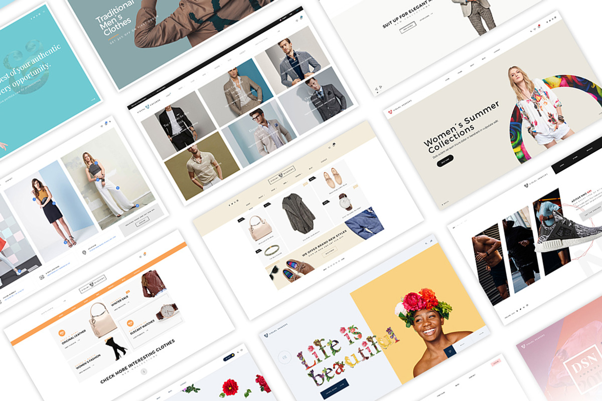 150 Hero Website Headers, an UI Kit Template by KL-Webmedia (Photo 3 of 5)