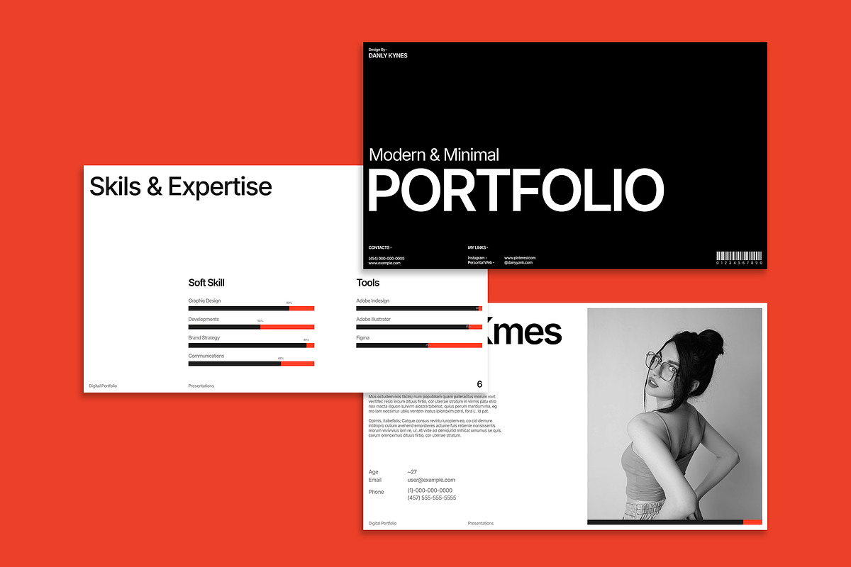 Digital Portfolio Presentation Deck, a Presentation Template by Templeste (Photo 6 of 9)
