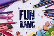 Fun Bang, a Font by chekart (Thumbnail 1 of 5)