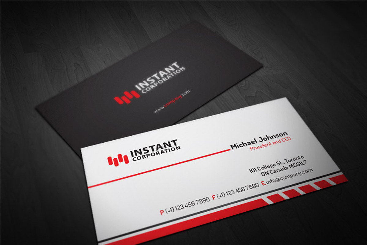 Corporate Business Card 24, a Business Card Template by RQ Designs (Photo 2 of 4)