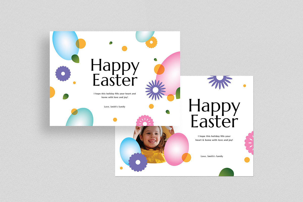 Easter Greeting Cards, a Card Template by Guuver (Photo 2 of 4)