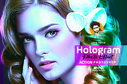 Hologram Photo Effect PS Action, an Action Add-On by MRI STUDIO (Thumbnail 1 of 18)