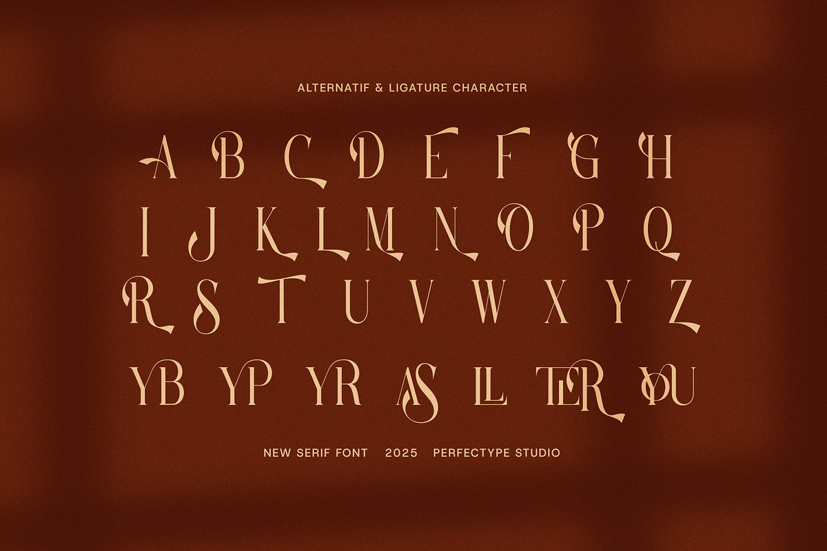 Cerasin Elegant Serif Font, a Serif Font by Perfectype (Photo 8 of 8)
