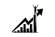 50 Business Growth Success Icons Bun, an Illustration by Designer_Momina (Thumbnail 29 of 51)
