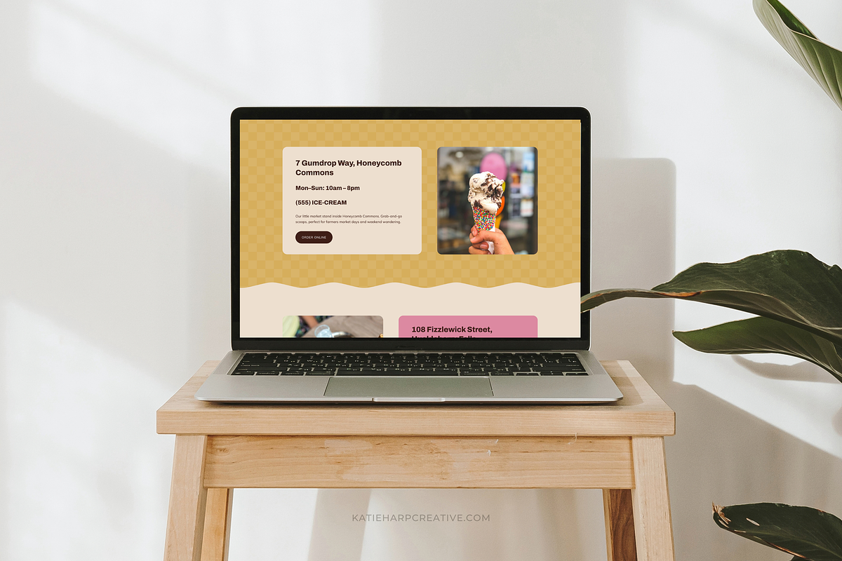 Colorful, Fun Squarespace Template, a Squarespace Template by Katie Harp Creative (Photo 7 of 10)