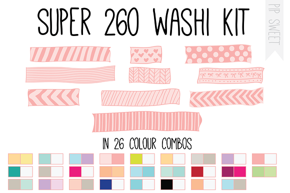Super Washi Kit (260) preview 4