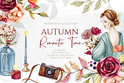 Autumn Romantic Collection, a Decorative Illustration by S_ARTLOVE (Thumbnail 1 of 9)