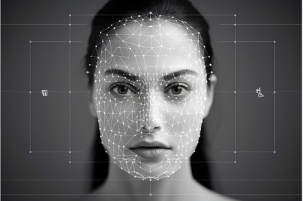 Sophisticated Face detection analyze, a Technology Photo by Ylivdesign