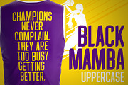 BLACK MAMBA FONT FAMILY, a Sans Serif Font by Alphabet Agency (Thumbnail 2 of 6)