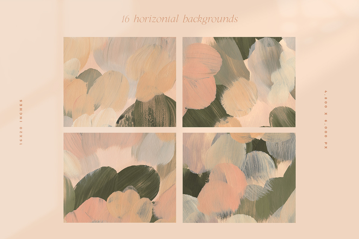 April Painted Abstract Backgrounds, a Texture Graphic by Basia Stryjecka (Photo 16 of 19)