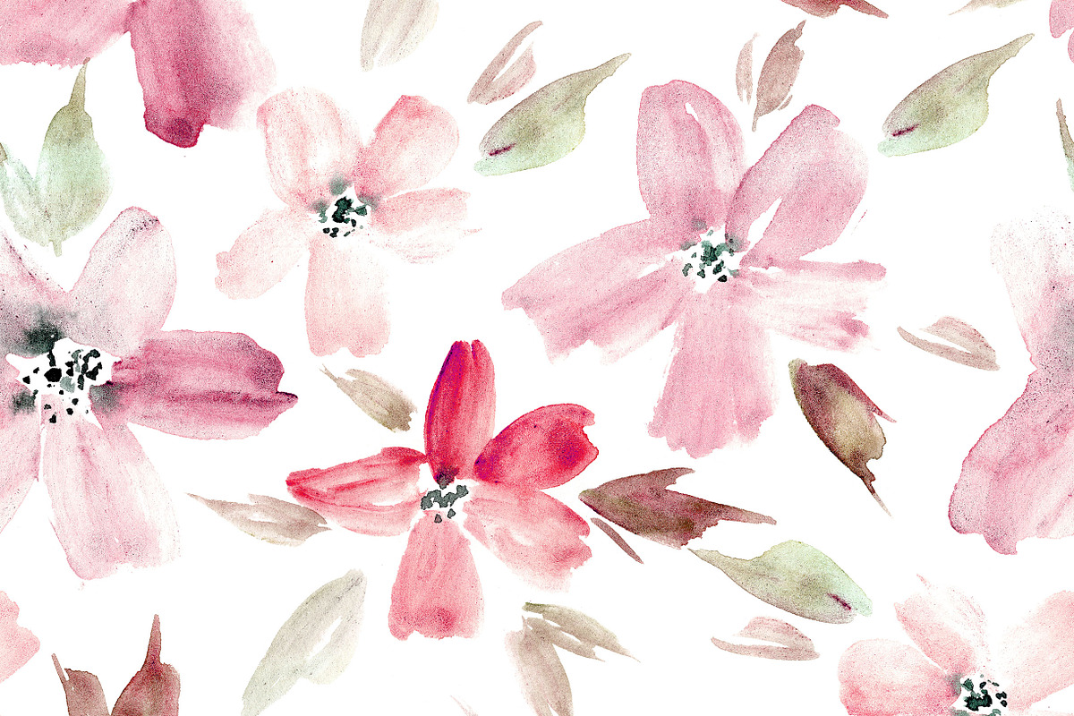 Dolce bloom - seamless pattern, a Pattern Graphic by Katerina Tova (Photo 11 of 13)