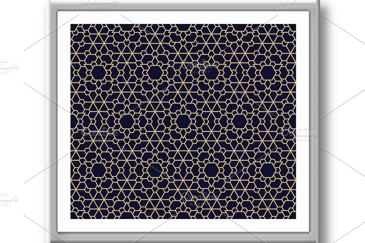 Abstract geometry pattern in Arabian, a Texture Graphic by RODINA (Photo 3 of 3)