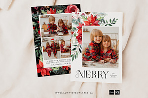 Christmas Card Template CC180