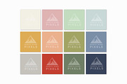 12 Winterberry Rainbow Solid Colors, a Background Graphic by NorthWindPixels (Thumbnail 2 of 4)