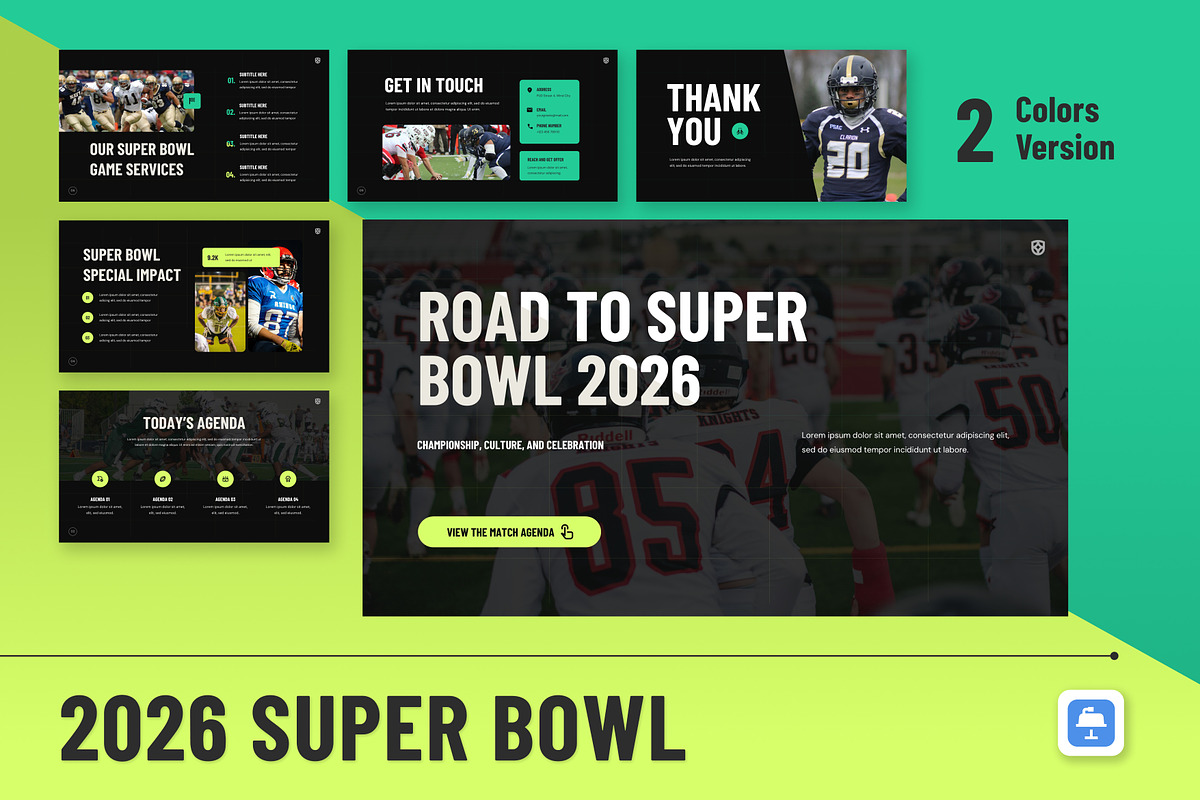 2026 Super Bowl Keynote, a Presentation Template by Antstheme (Photo 1 of 4)