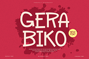 Gerabiko - Marker Font, a Sans Serif Font by QR Design Studio (Thumbnail 1 of 6)