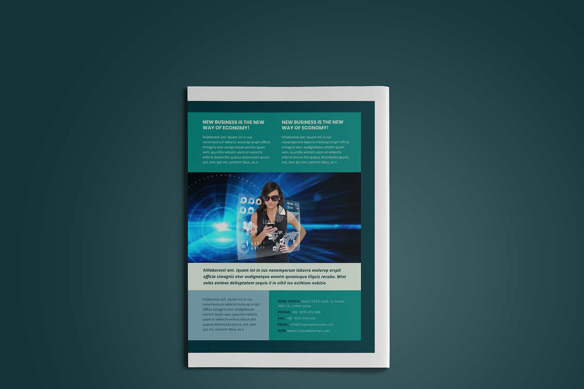 Business Newsletter Template Design, a Brochure Template by Layout Design (Photo 6 of 6)