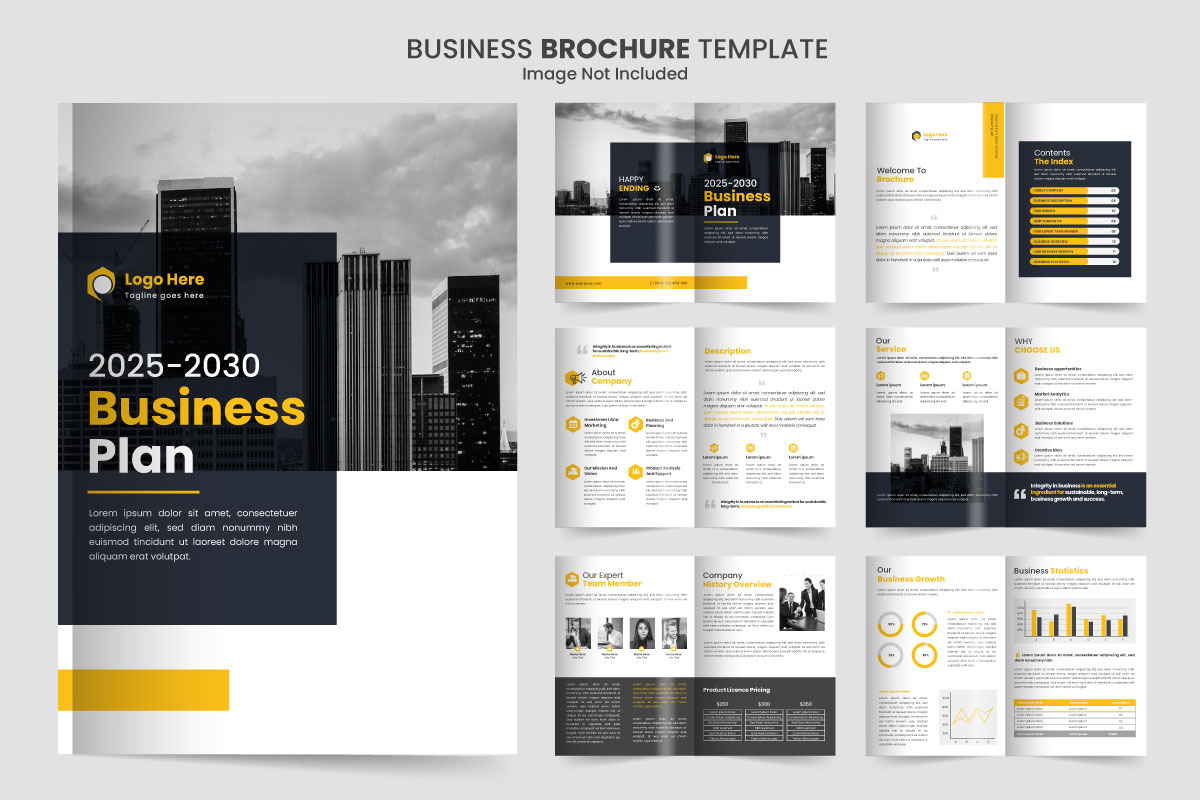 Business plan brochure template, a Brochure Template by Tanuart ...