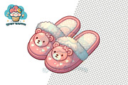 Slippers Clipart Collection, a Person Illustration by QM_ART (Thumbnail 5 of 12)