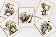 Summer Woodland Animals Clipart, a Seasonal Illustration by Rose Art (Thumbnail 6 of 6)