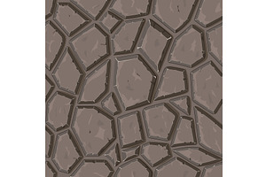 Dry cracked sandstone ground, a Texture Illustration by piter.goskov