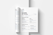 Scope Of Work | MS Word & Indesign, a Stationery Template by design_hut (Thumbnail 7 of 7)