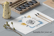 Islamic Postcard template & phrases, a Card Template by Artemieva Kateryna (Thumbnail 3 of 3)
