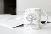 Toile de Jouy Graphic Vector Pattern, a Pattern Graphic by Ekaproeka (Thumbnail 6 of 9)