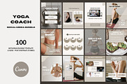 YOGA Instagram - Social Media Kit, a Social Media Template by Deepa Template Studio (Thumbnail 1 of 10)