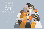 Funny cats pattern, an Animal Illustration by pet design shop (Thumbnail 10 of 10)