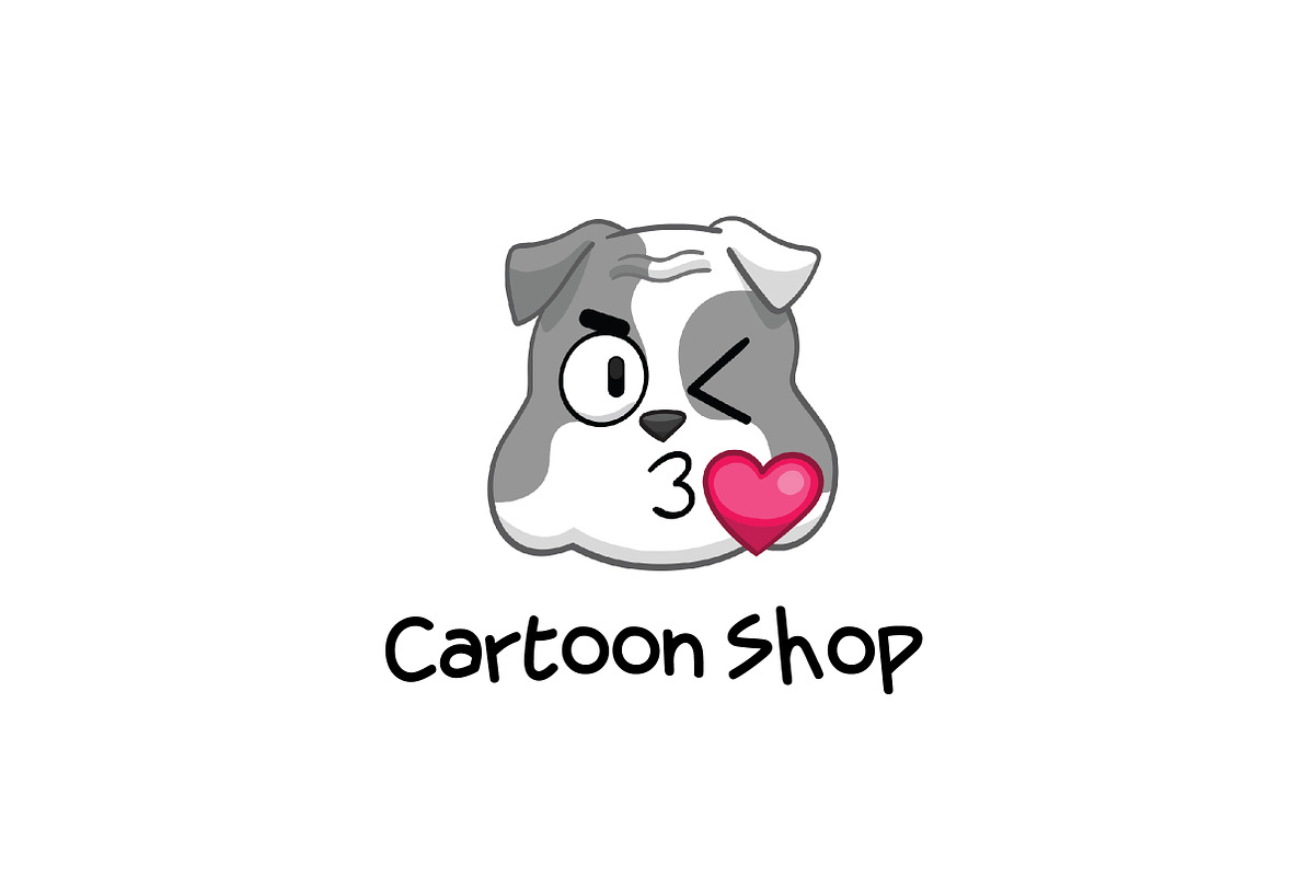 Bulldog Emoji Set, an Animal Illustration by Cartoon Shop (Photo 10 of 10)