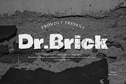Dr.Brick Display Sans Serif, a Sans Serif Font by Glowin_studio (Thumbnail 1 of 3)