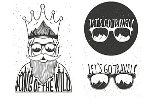 Hipster Wild King Set