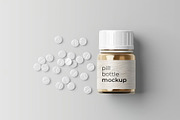 Pill Bottle - Mockup, a Product Mockup by Se٧enStudio (Thumbnail 1 of 3)