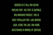 Sajicoz - Gothic & Blackletter Font, a Blackletter Font by QR Design Studio (Thumbnail 3 of 6)