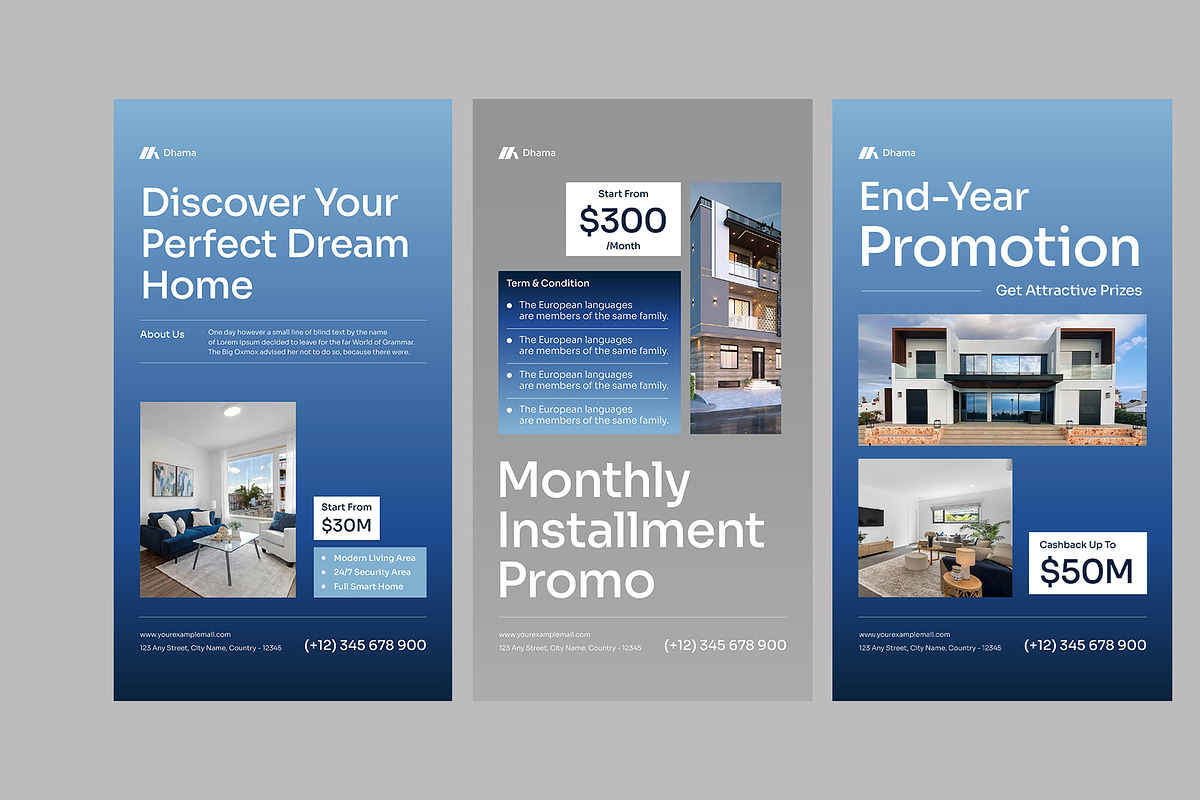 DHAMA | Real Estate Instagram Story, a Social Media Template by Neermana (Photo 4 of 4)