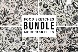 MEGA BUNDLE - Food Sketches