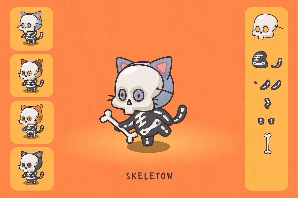 Cats in Costumes: Halloween Edition, an Illustration by Green Room Media (Photo 21 of 27)
