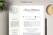 Word Resume & Cover letter Template, a Resume Template by Profilia Resume Boutique (Thumbnail 1 of 3)