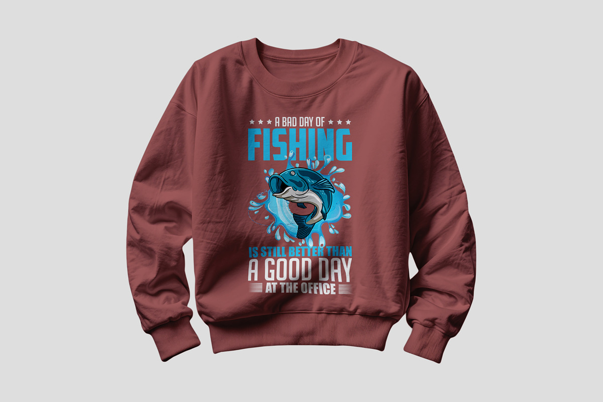 Funny Fisherman T Shirt Design, a Graphic by Vector Portal (Photo 2 of 5)