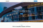 Consultus Business Consulting Theme, a WordPress Template by MatchThemes (Thumbnail 2 of 5)