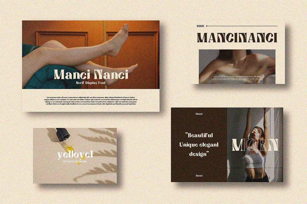 ManciNanci - Serif Font, a Serif Font by Boril Std (Photo 9 of 12)