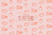 Fruits and Vegetables Collection, a Food Illustration by KristinaK3 (Thumbnail 10 of 13)