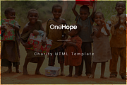 OneHope - Charity HTML Template, a Websites & App Template by FlyTemplates.com (Thumbnail 1 of 10)