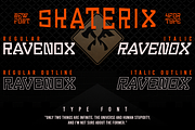 Skaterix - Sport Typeface, a Sans Serif Font by Meizzaluna Design (Thumbnail 6 of 10)
